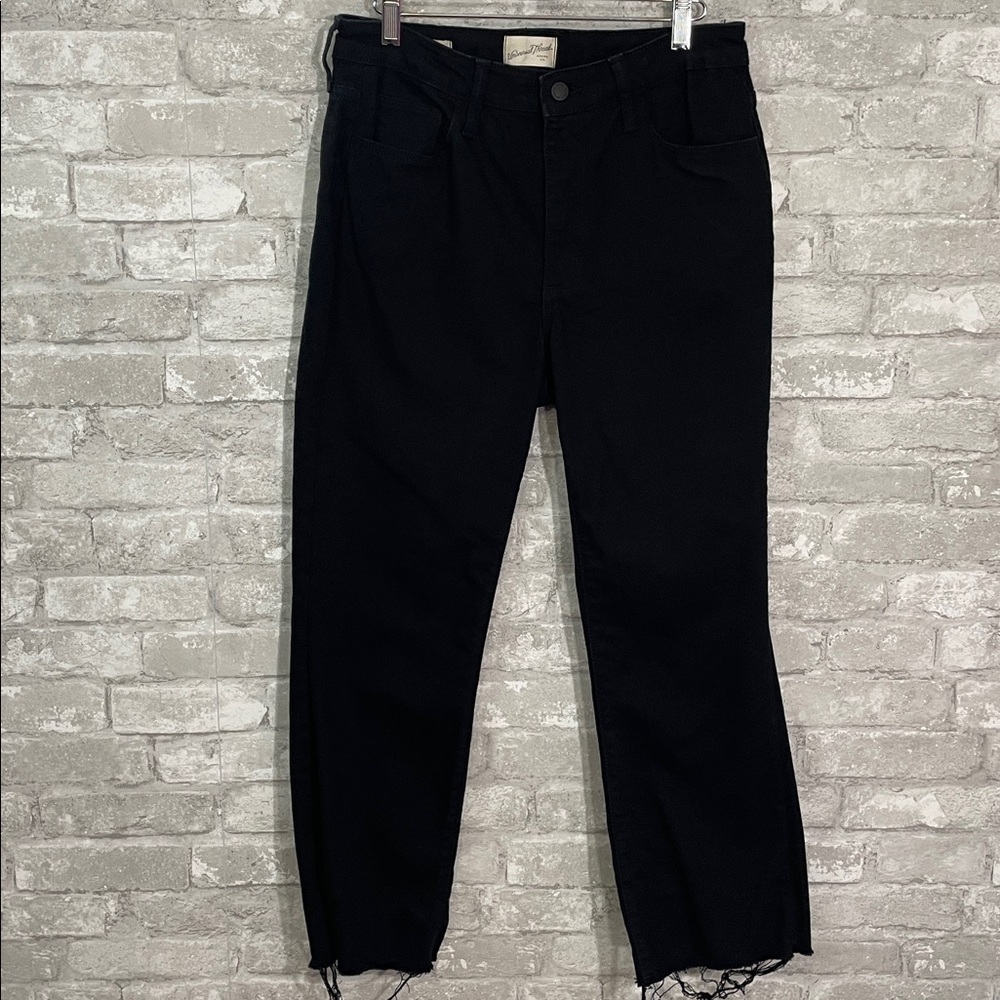 Universal Thread Black Ankle Bootcut Jeans